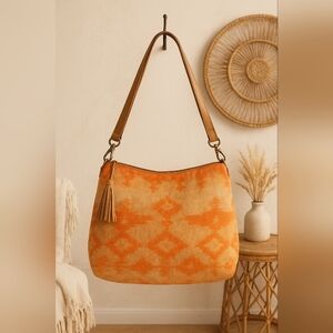 Stella & Dot Boho Ikat Shoulder Bag